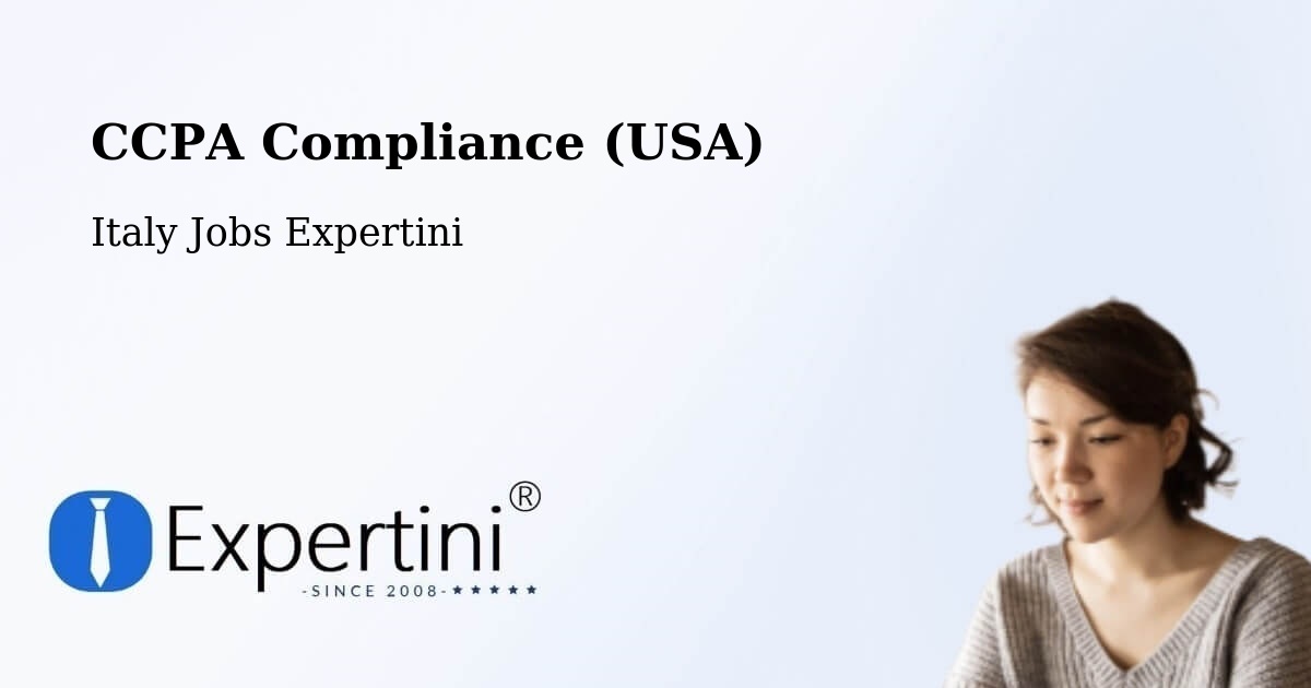 CCPA Privacy Rights & Compliance Notice – Samarate - Italy Jobs Expertini