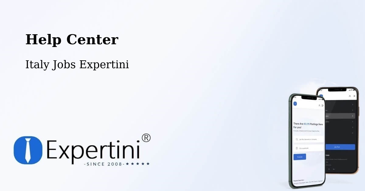 Help Center – Samarate - Italy Jobs Expertini