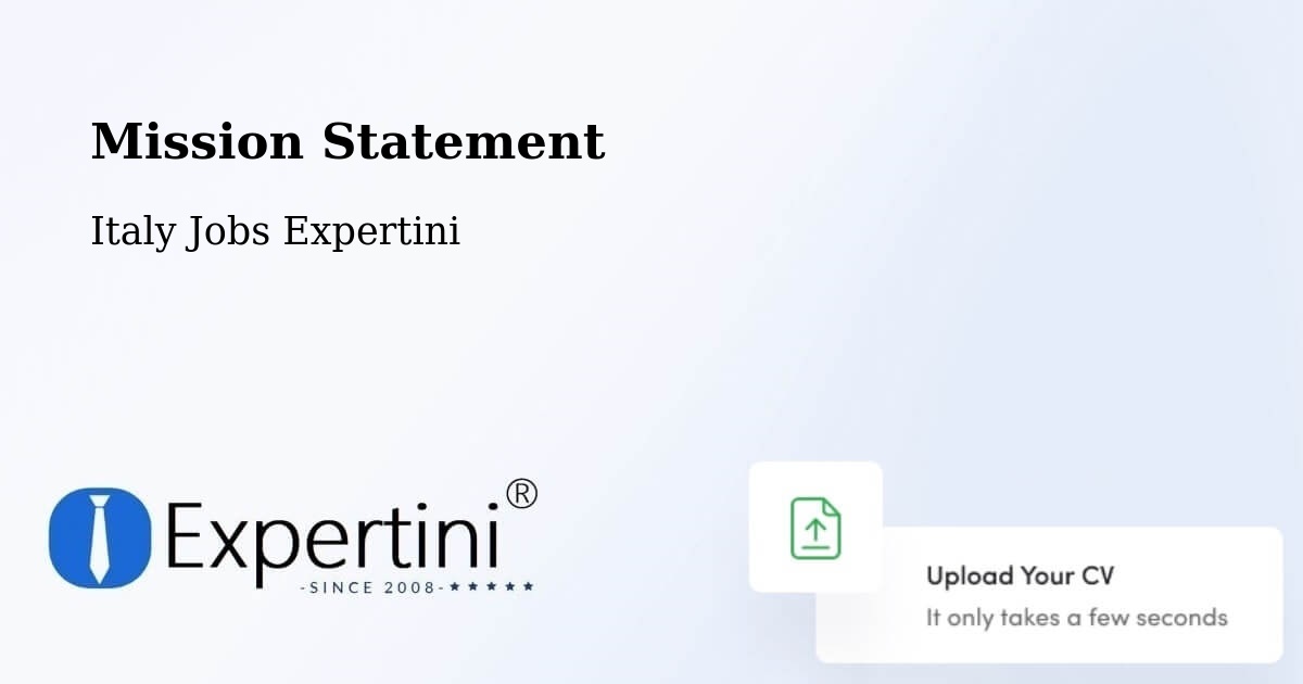 Corporate Mission – Samarate - Italy Jobs Expertini