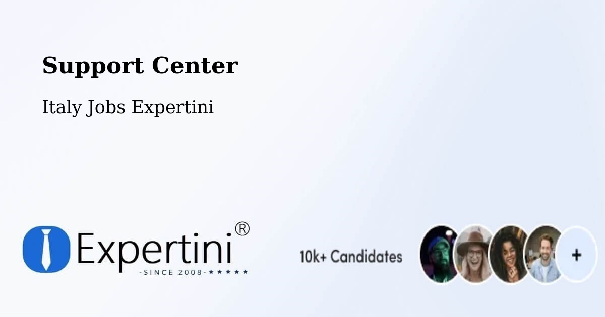 Support Services – Samarate - Italy Jobs Expertini