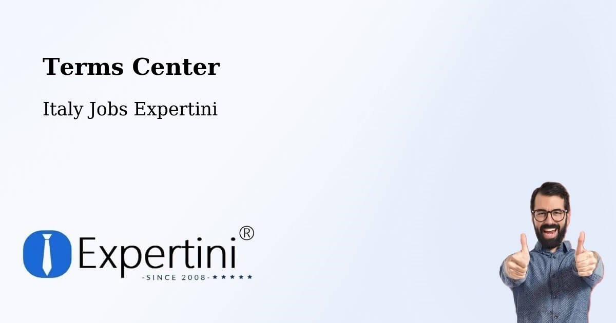 Terms of Service – Samarate - Italy Jobs Expertini